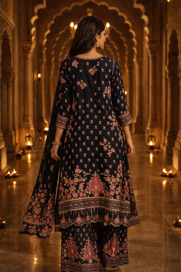 Sharara suit with Dupatta