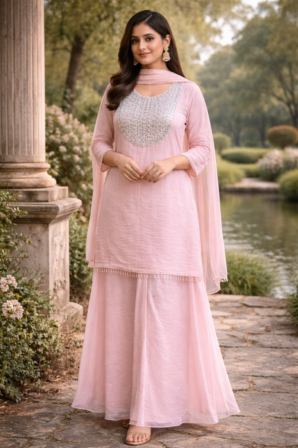 Sharara Suit with Dupatta